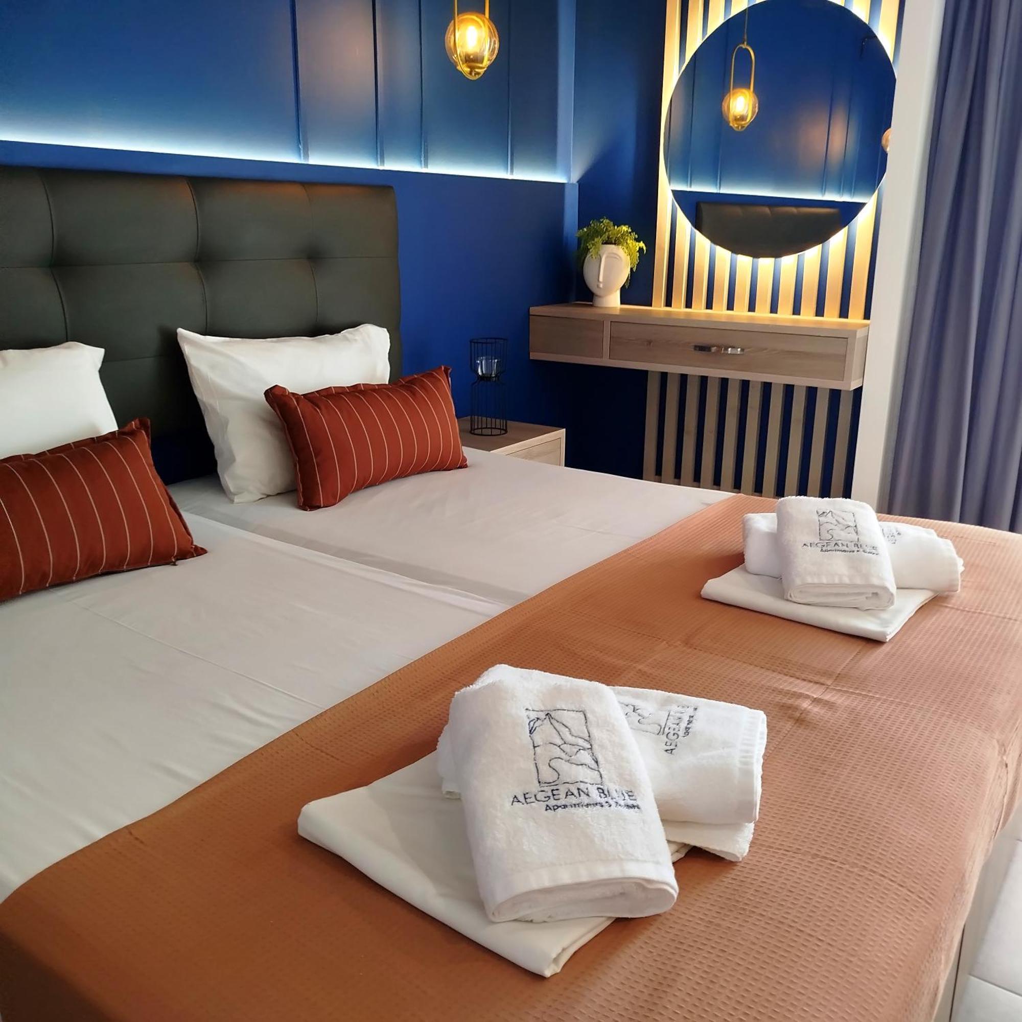 Aegean Blue Apartments & Suites レプトカリヤ エクステリア 写真
