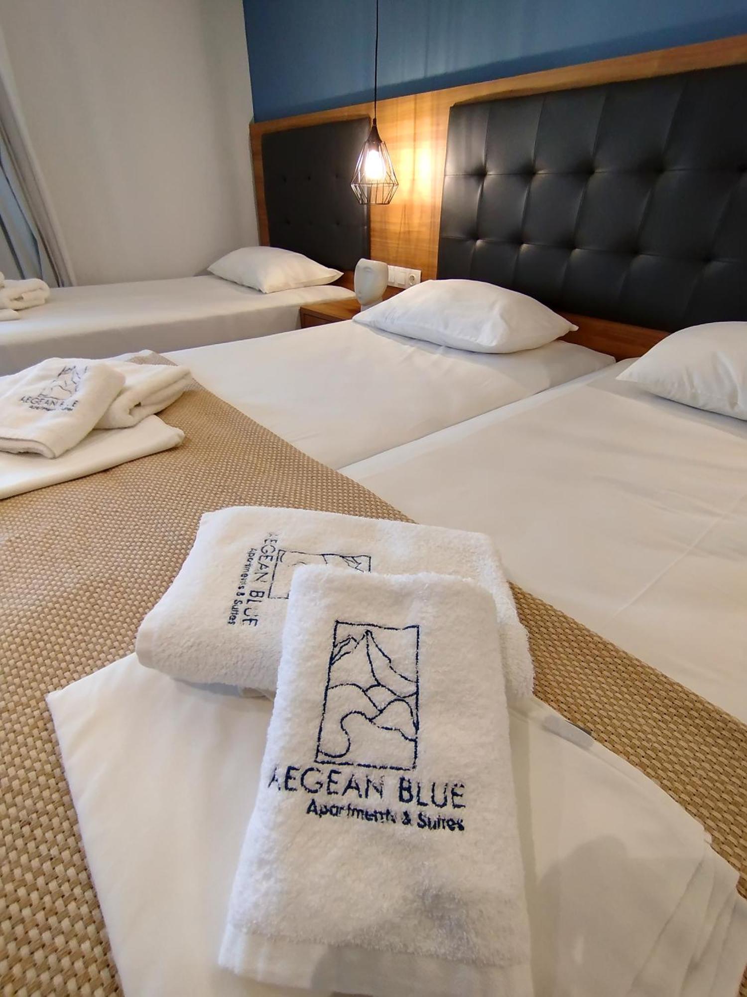 Aegean Blue Apartments & Suites レプトカリヤ エクステリア 写真